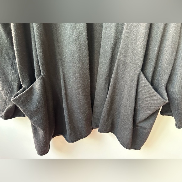 GAP - Solid True Black Open Front Cardigan - XL - Picture 7 of 9